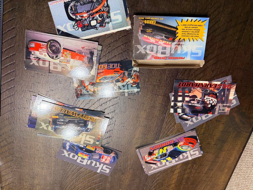 Vintage 1994 SkyBox NASCAR Premiere Edition Racing Cards Lot w/ Box